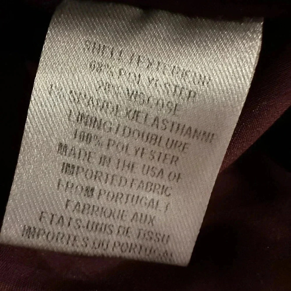 Milly burgundy mini dress size 12 - Picture 11 of 12